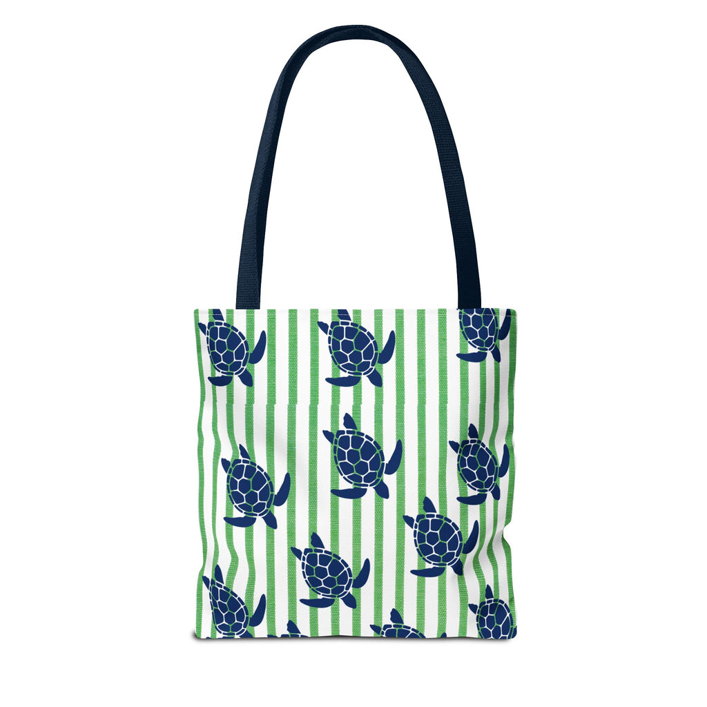Sea Turtle Stripe Tote Bag