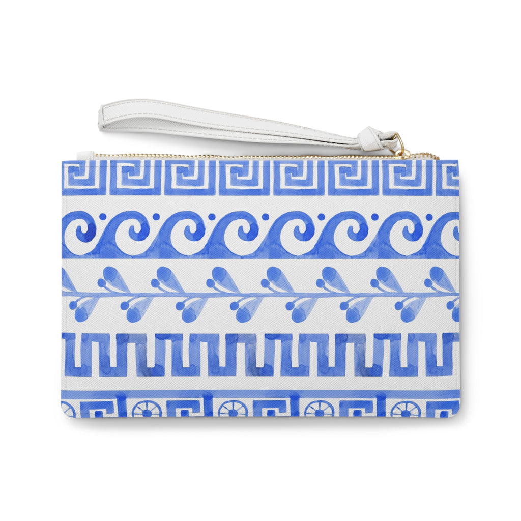 Greek Wave Clutch Bag