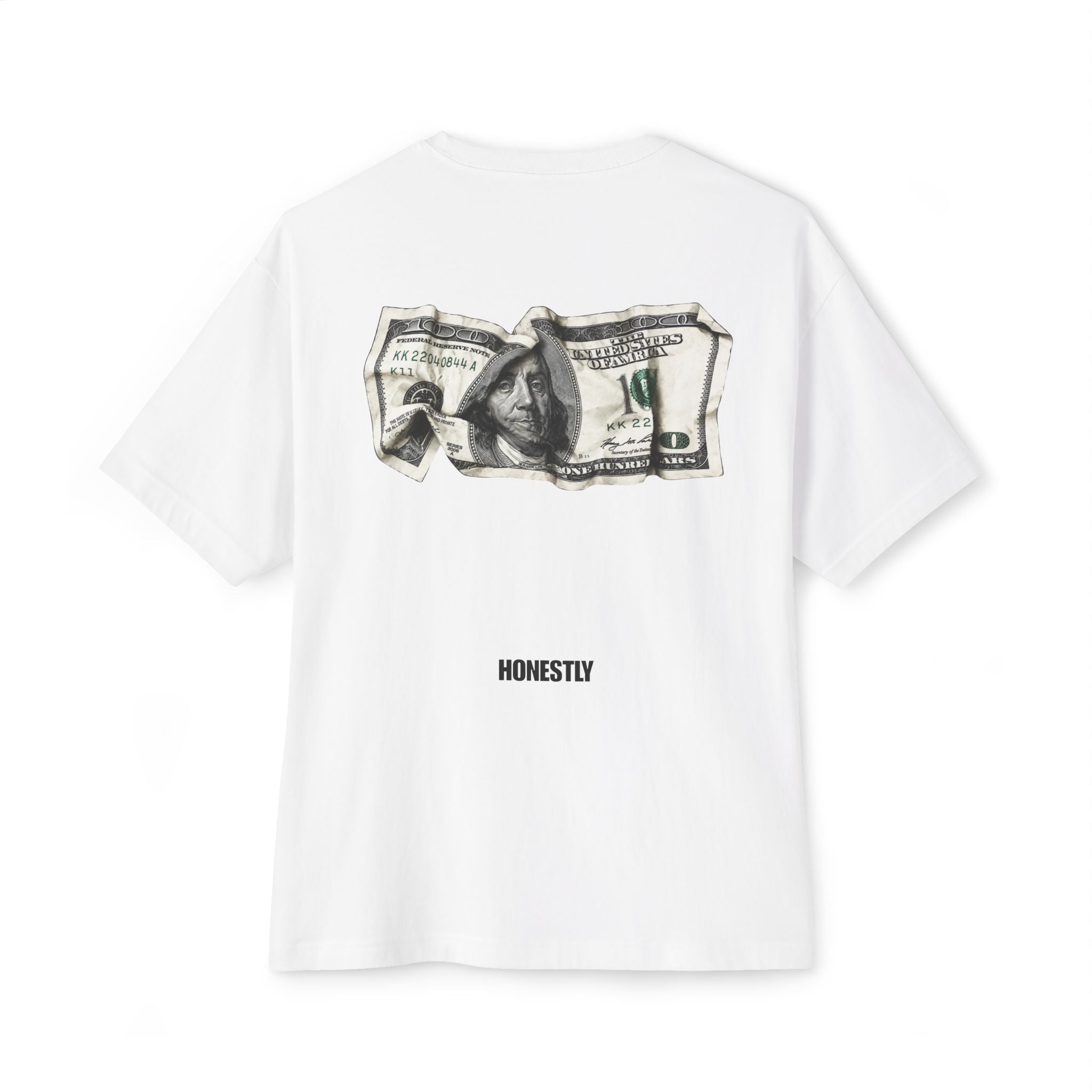 The "Crumpled Dollar" Boxy Tee