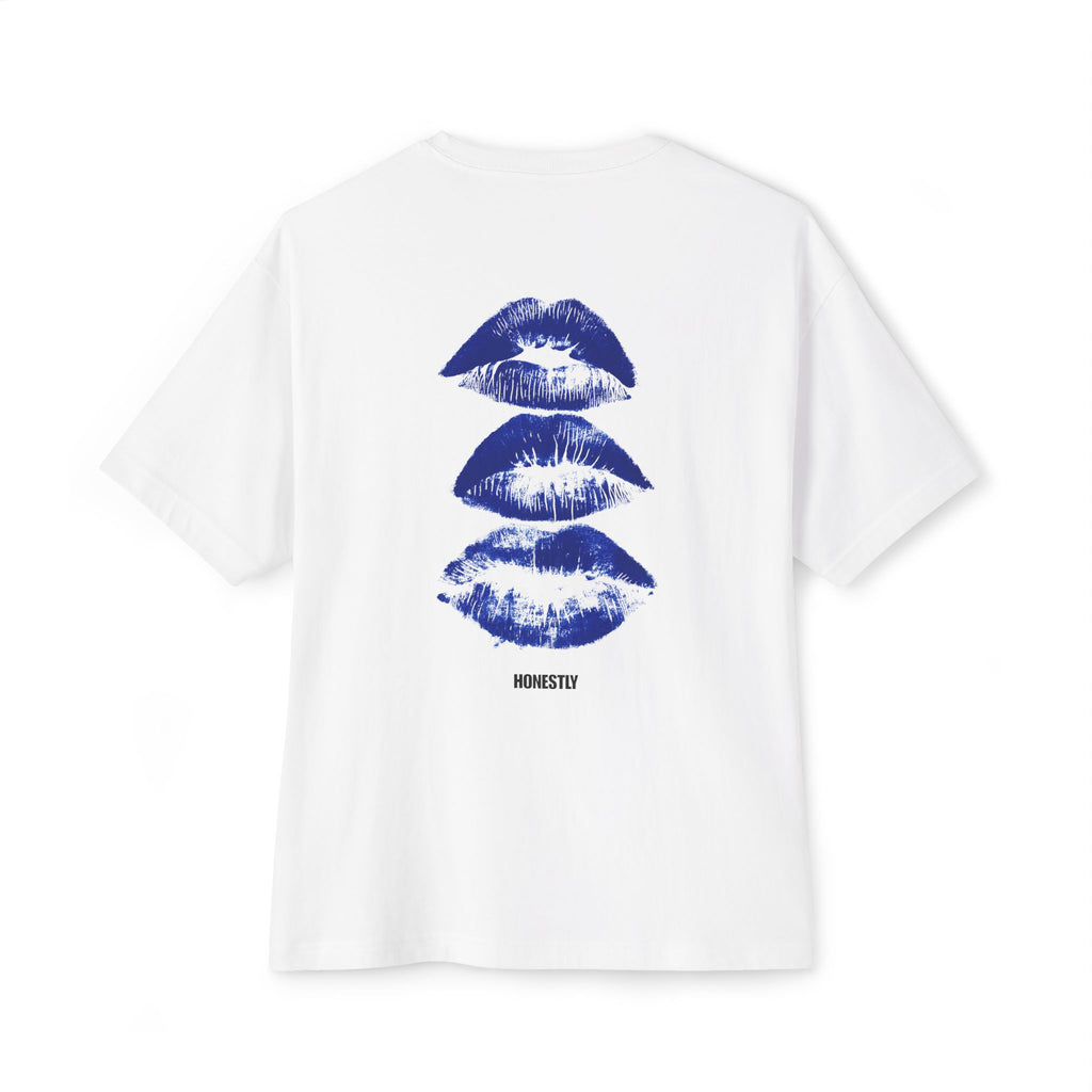 The "Blue Kisses" Boxy Tee