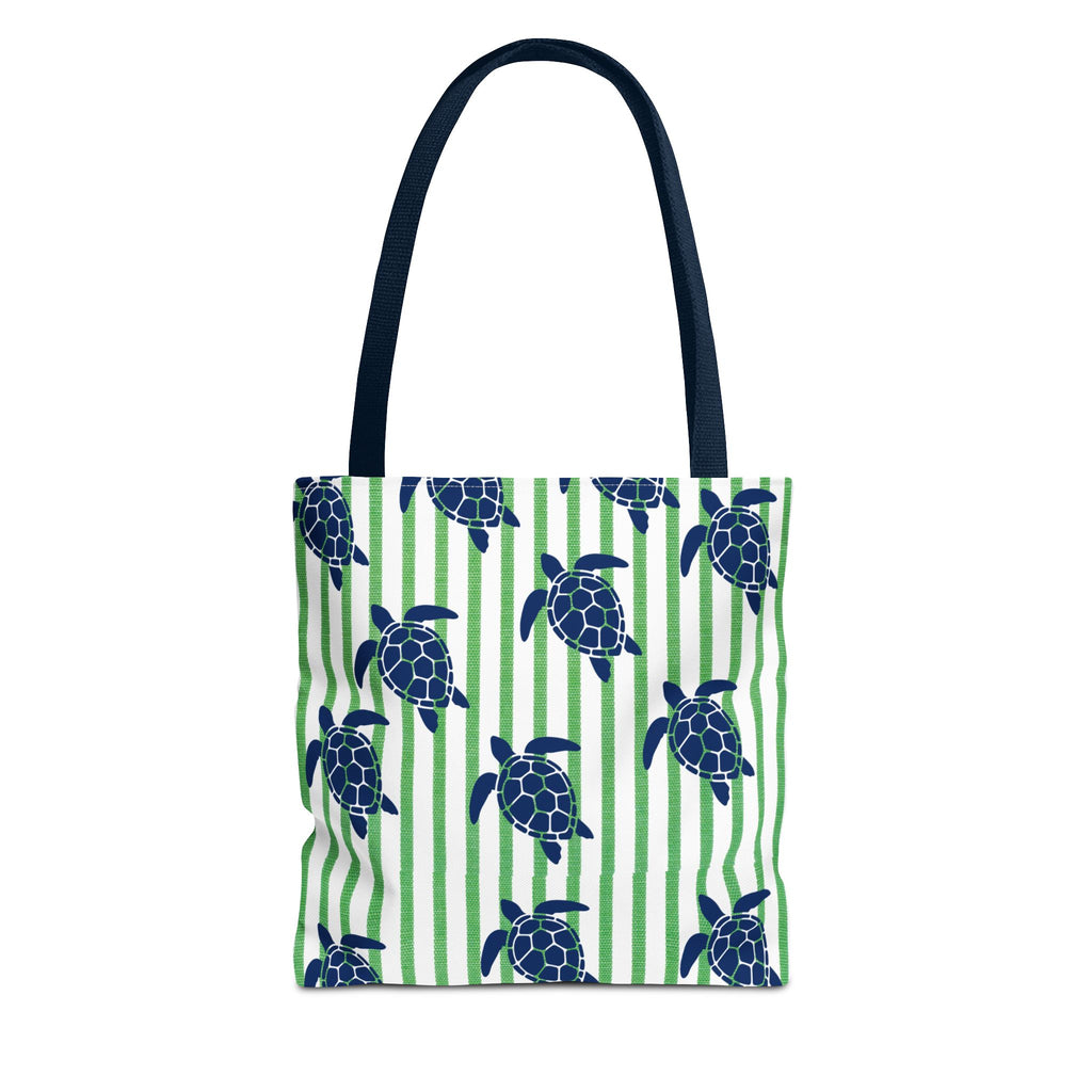 Sea Turtle Stripe Tote Bag