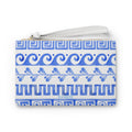 Greek Wave Clutch Bag