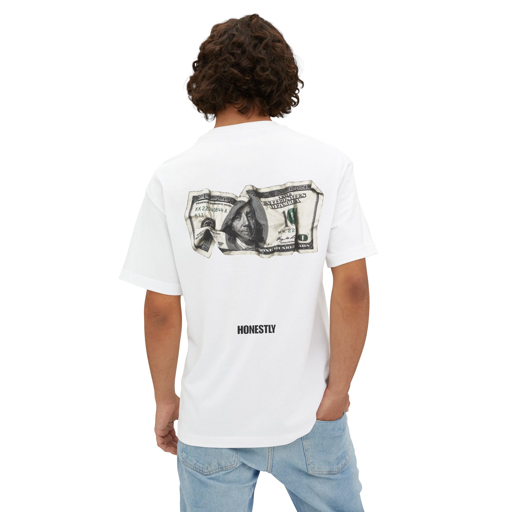 The "Crumpled Dollar" Boxy Tee